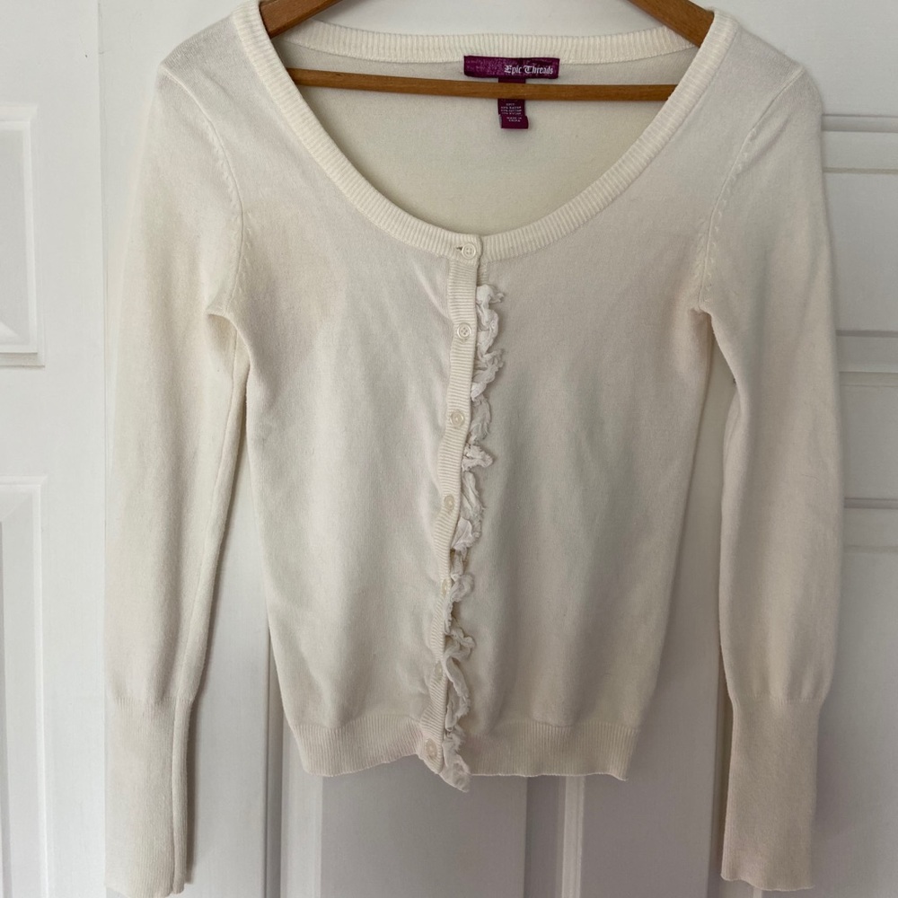 Cream Colored Cardigan (Girl’s)